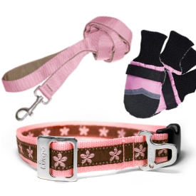 pink dog accessories